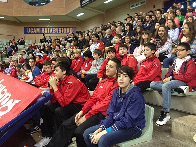 El Club Baloncesto Totana visita el Palacio de los Deportes de Murcia