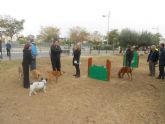 Los perros estrenan zona especialmente diseñada para ellos en el Cuartel de Artillera y Jardn Chino