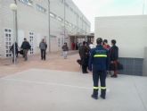 El Servicio Municipal de Emergencias de Lorca colabora en el simulacro de evacuación del colegio Andrés García Soler