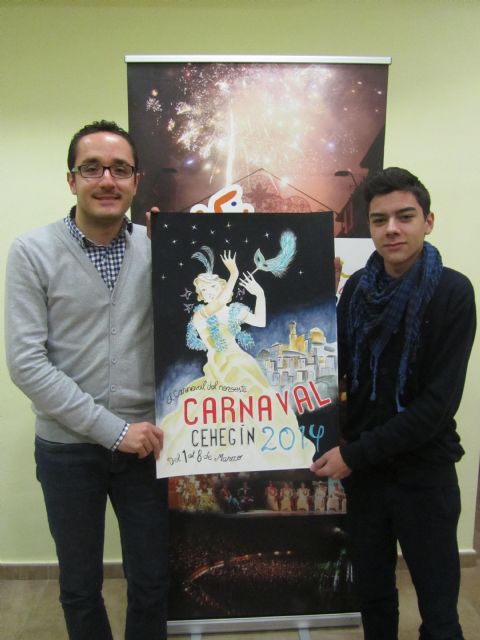 El joven Cristóbal Rodríguez gana la categoría B del concurso de carteles del Carnaval 2014 - 1, Foto 1