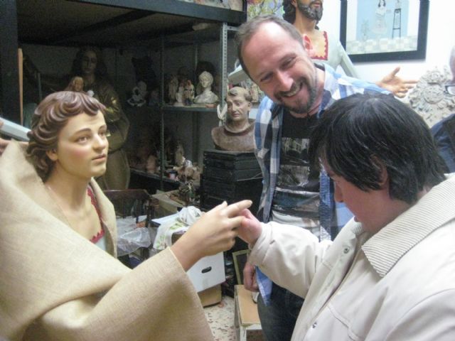Prolam visita al escultor cartagenero Juan José Quirós - 1, Foto 1