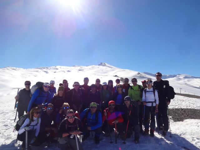 The Hikers Club of Totana made this weekend a route to Veleta in Sierra Nevada, Foto 2