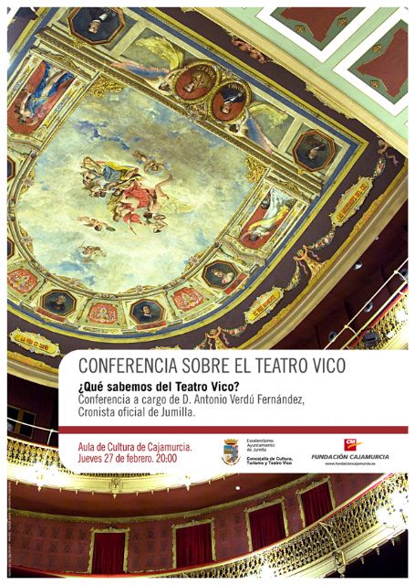 Antonio Verdú, cronista oficial de Jumilla, ofrecerá la conferencia ¿Qué sabemos del Teatro Vico? - 1, Foto 1