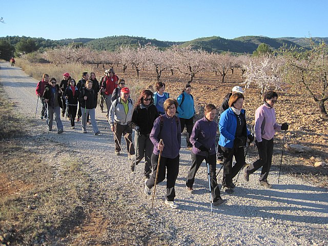 Una veintena de senderistas participaron en la ruta organizada por Deportes en Sierra Espuña por el trmino municipal de Pliego - 3
