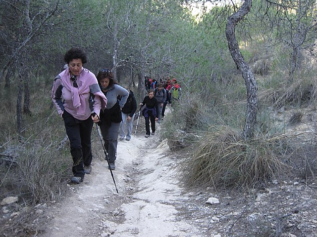 Una veintena de senderistas participaron en la ruta organizada por Deportes en Sierra Espuña por el trmino municipal de Pliego - 14