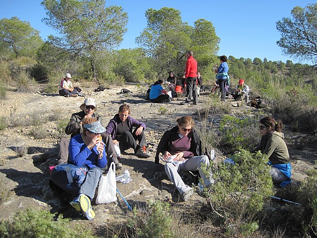 Una veintena de senderistas participaron en la ruta organizada por Deportes en Sierra Espuña por el trmino municipal de Pliego - 15