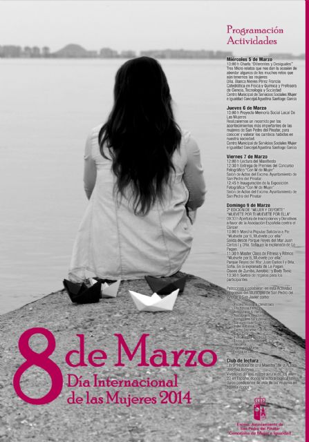 San Pedro del Pinatar anima a la participación de las mujeres en los actos conmemorativos del 8 de marzo - 1, Foto 1