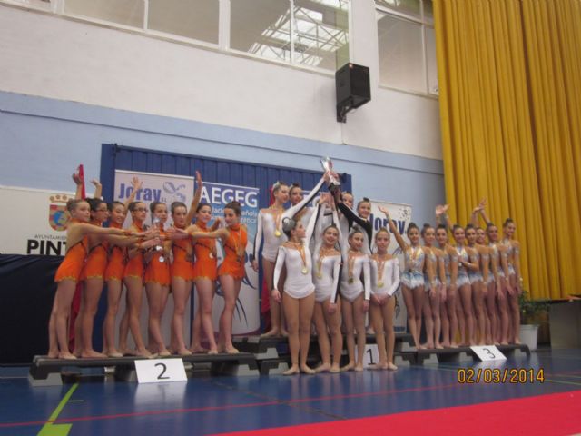 Oro para la Gimnasia Estética de la Región en la final de la Copa de España - 4, Foto 4