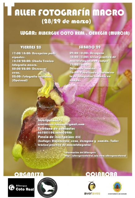 El Albergue Coto Real acogerá un taller de fotografía macro - 1, Foto 1