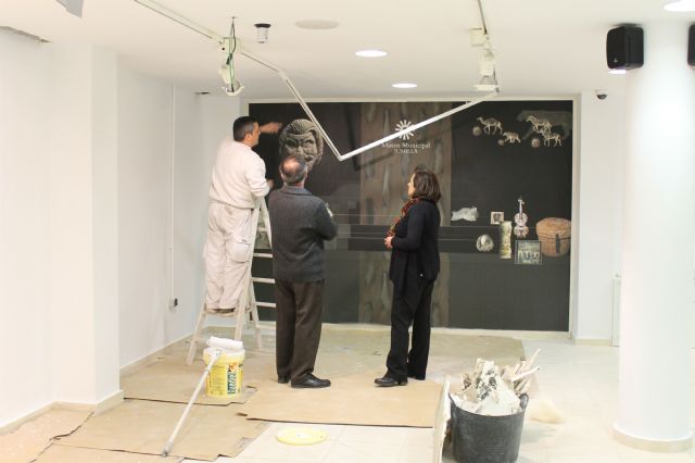 La concejal de Cultura visita las obras que se están finalizando en la Sala de Usos Múltiples del Museo de Etnografía - 4, Foto 4