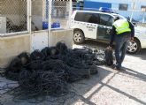 La Guardia Civil desmantela un grupo organizado dedicado al robo de cableado de alumbrado pblico en la Regin