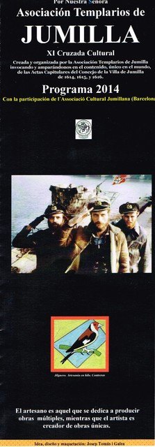 Los Templarios de Jumilla editan su programa de actuaciones culturales dos mil catorce - 1, Foto 1
