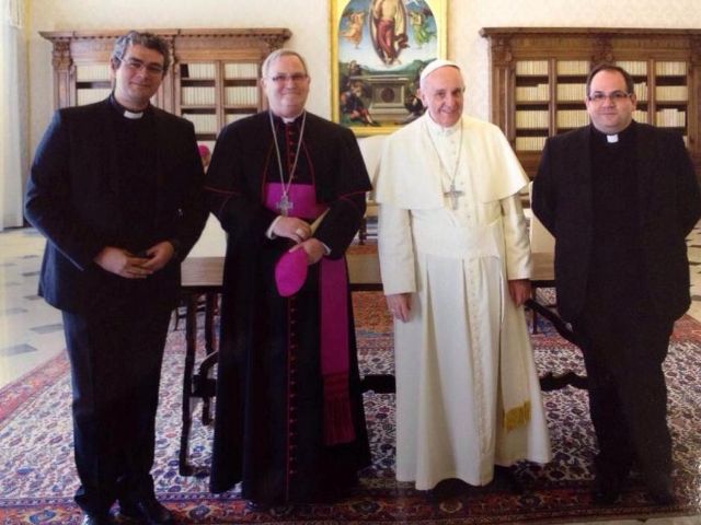El Obispo de Cartagena valora su encuentro personal con el Papa Francisco - 1, Foto 1