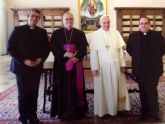 El Obispo de Cartagena valora su encuentro personal con el Papa Francisco