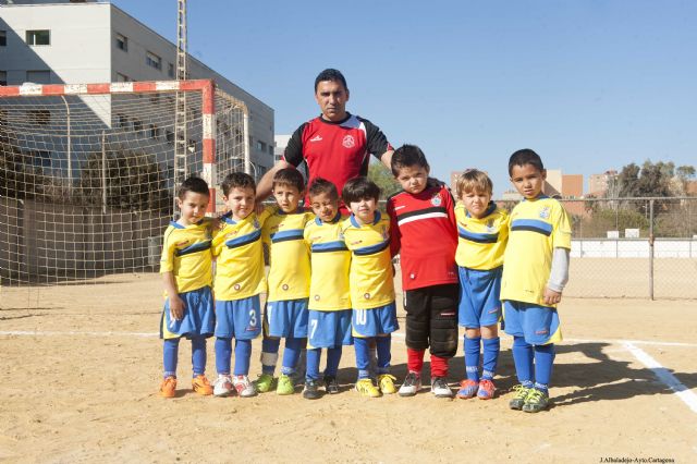 La Unión, Mediterráneo, UCAM Ciudad Jardín  y San Ginés, favoritos para el play off de prebenjamín B - 1, Foto 1
