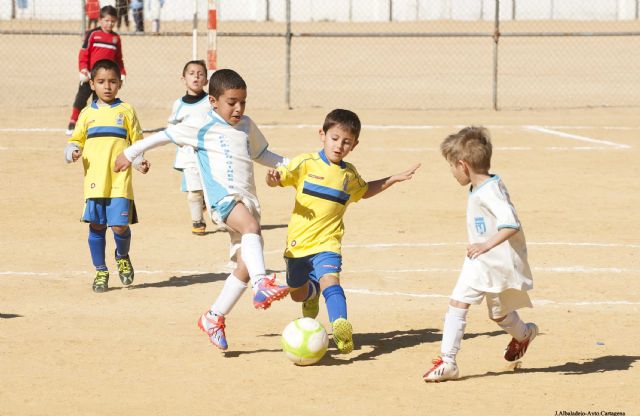 La Unión, Mediterráneo, UCAM Ciudad Jardín  y San Ginés, favoritos para el play off de prebenjamín B - 5, Foto 5
