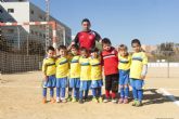 La Unin, Mediterrneo, UCAM Ciudad Jardn  y San Gins, favoritos para el play off de prebenjamn B