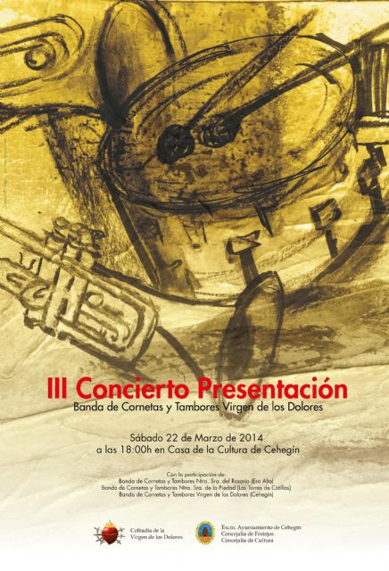 Bandas de cornetas y tambores de Era Alta y Las Torres de Cotillas acompañarán a la de la Virgen de los Dolores el 22 de marzo - 2, Foto 2