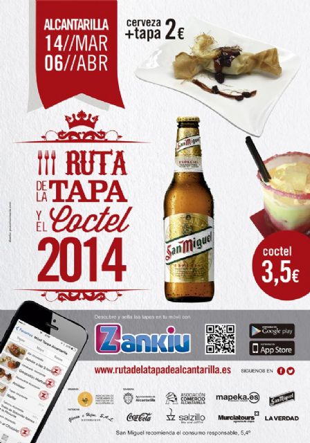 Alcantarilla celebra su III ruta de la tapa y el cóctel, del 14 de marzo al 6 de abril - 1, Foto 1