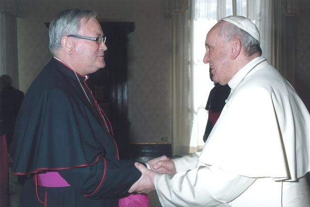 El Obispo de Cartagena destaca las palabras y signos del Papa Francisco en el día en el que se cumple su primer aniversario de Pontificado - 1, Foto 1