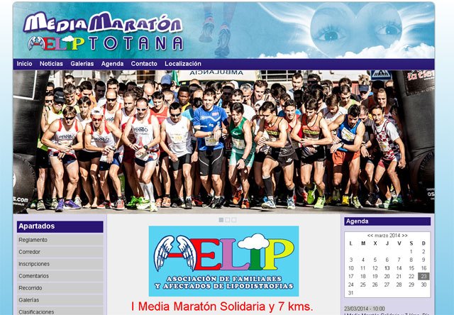 The half marathon in Totana already has its own website, Foto 1