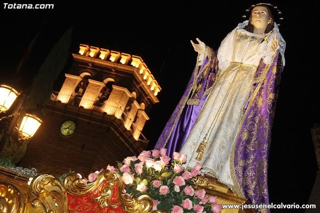 Se bendice la imagen de la Virgen del Calvario y el trono del conjunto escultórico de El Lavatorio de Pilatos” - 1, Foto 1