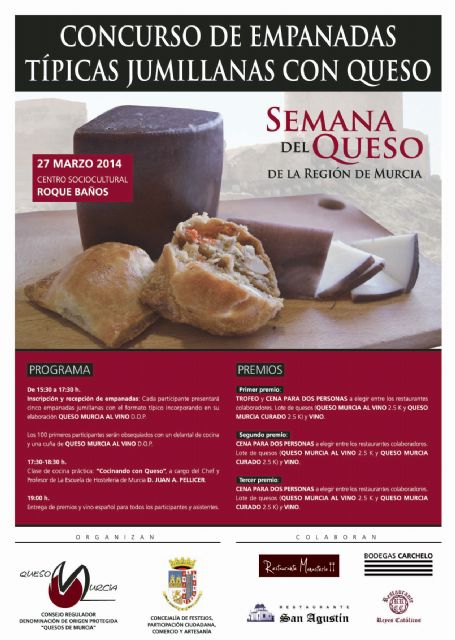 Jumilla celebra la Semana del Queso con un concurso de empanadas con queso, y un show cooking a cargo de Juan Antonio Pellicer - 3, Foto 3