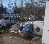 La Polic�a Nacional inspecciona y propone para sanci�n a diversos centros clandestinos de chatarra