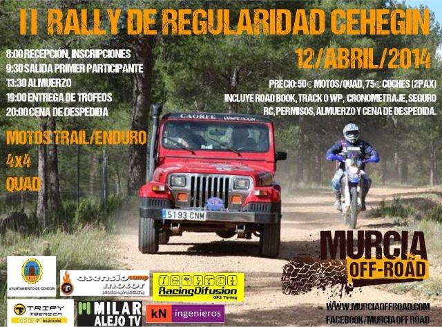 Cehegín acogerá el II Rally de Regularidad el 12 de abril - 1, Foto 1