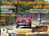 Cehegn acoger el II Rally de Regularidad el 12 de abril