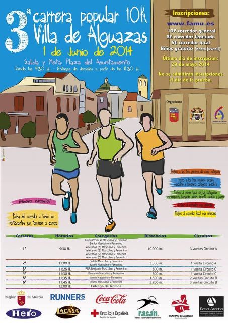 La III Carrera Popular Villa de Alguazas ya calienta motores - 1, Foto 1
