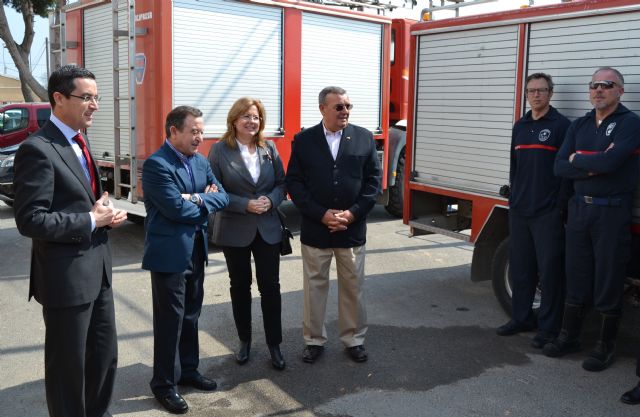 El retén de bomberos de San Pedro del Pinatar se traslada provisionalmente al puesto de Cruz Roja - 1, Foto 1