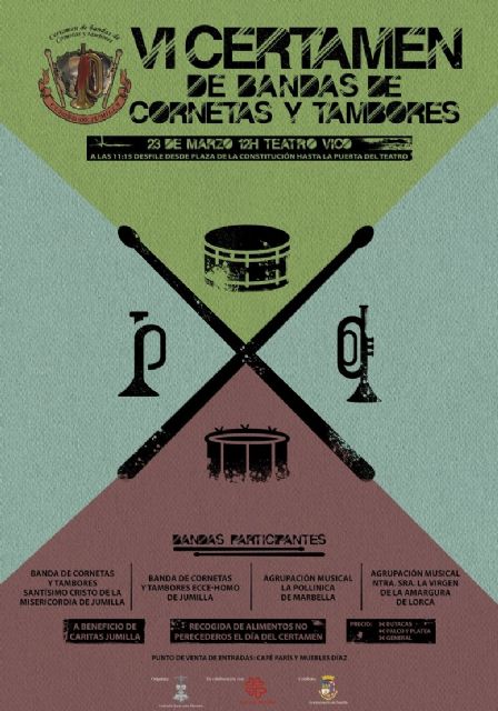 La música de la Julián Santos, Cornetas y tambores, citas destacadas del fin de semana en el Teatro Vico - 2, Foto 2