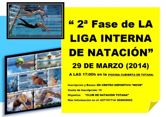 El próximo sábado 29 de marzo tendrá lugar una Exhibición de gimnasa rítmica y Competición de natación, Foto 2