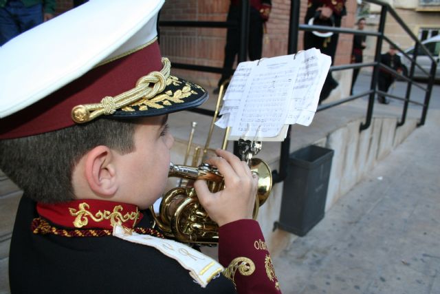 Las cornetas y tambores de la banda de la Virgen de los Dolores preludian la Semana Santa - 3, Foto 3