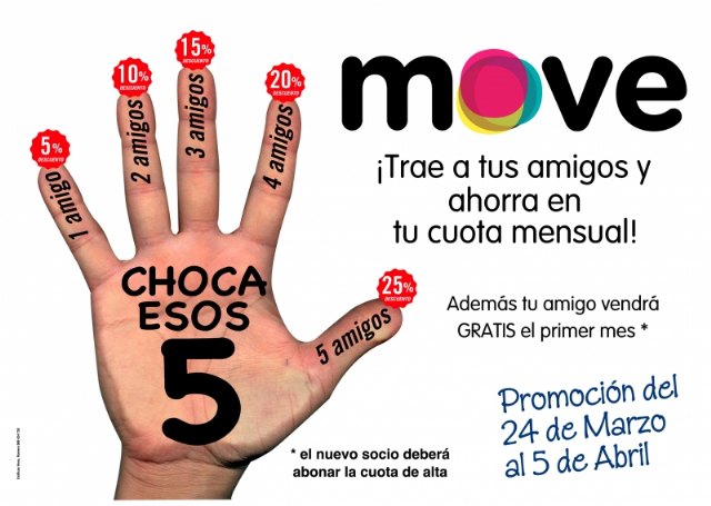 "Give me five to move", Foto 1