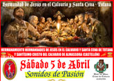 El sbado 5 de abril se celebrar la jornada Sonidos de Pasin y el hermanamiento entre las hermandades de Jess en el Calvario Totana y Santsimo Cristo del Calvario de Almassora