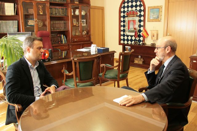 El Alcalde de Yecla recibe  al rector de la Universidad Politécnica de Cartagena - 1, Foto 1