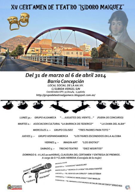 El Barrio de la Concepción celebra su XV Certamen de Teatro - 1, Foto 1