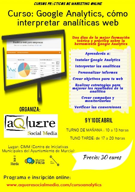 El CIMM será sede durante dos días de un curso de analítica web con Google Analytics impartido por una empresa alojada en el vivero - 1, Foto 1