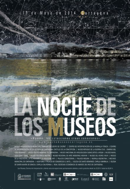 Cielo y mar cartageneros, en el cartel de la Noche de los Museos 2014 - 1, Foto 1