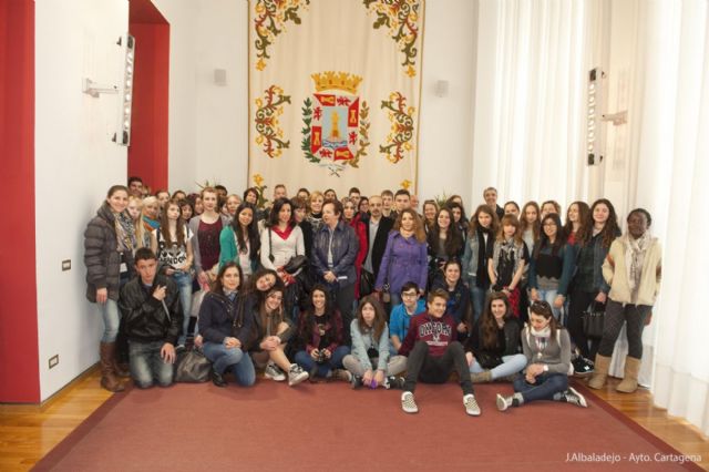 Cuarenta chavales de Comenius exponen su trabajo en Cartagena - 1, Foto 1