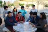 Los j�venes del municipio disfrutan aprendiendo en el taller de cine impartido en los institutos y organizado por el Ayuntamiento de Alhama de Murcia