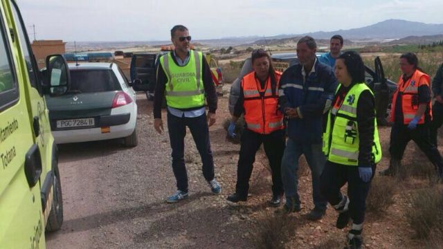 Civil Protection Totana located in the hamlet of El Raiguero man, suffering from Alzheimer's, traveling to Mazarron, Foto 3