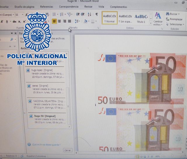 Desmantelado en Colombia un laboratorio de falsificación de euros, dólares USA y pesos colombianos - 3, Foto 3