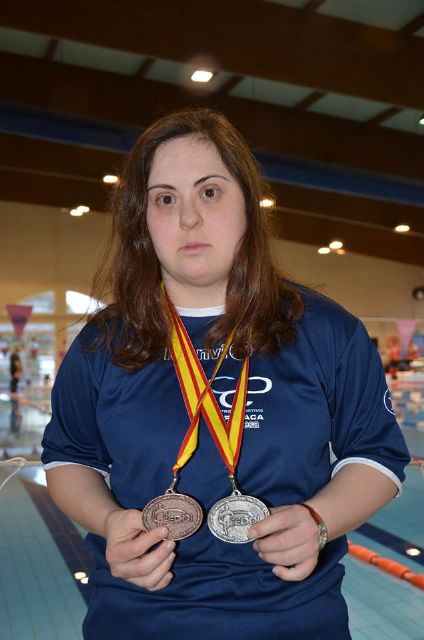 Loli de Gea consigue tres medallas en el Campeonato de España de Natación para personas con discapacidad - 4, Foto 4