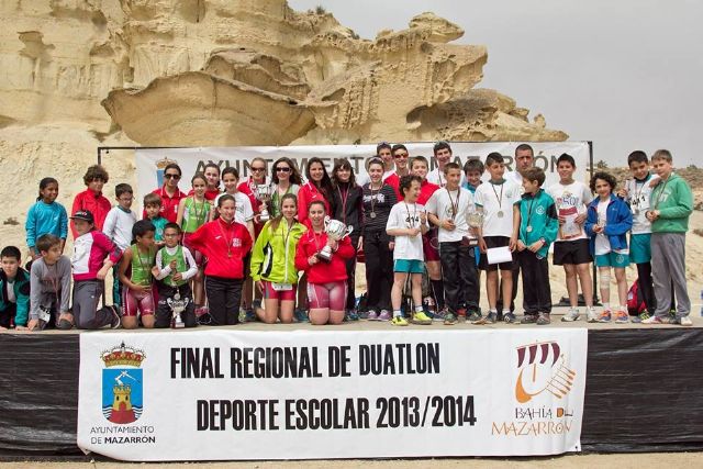 Buena participación de Cehegín en la Final Regional de Duatlón en Edad Escolar - 1, Foto 1