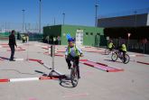 Los escolares torreños disfrutan ya en bici de la parte práctica de la campaña de educación vial