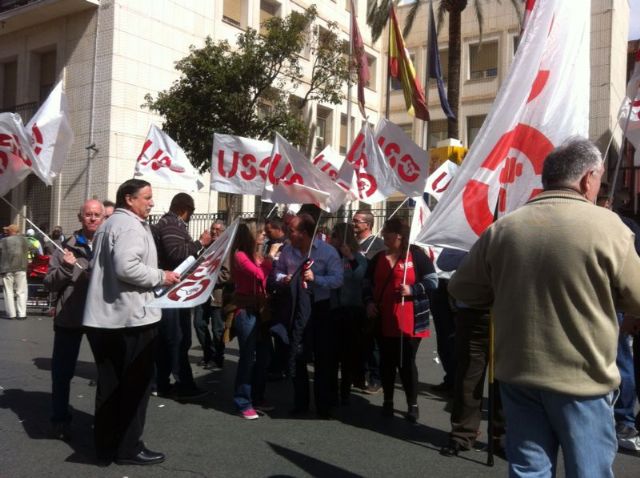 USO Región Murciana estará representado por 3 de sus dirigentes en la Euro-Manifestación de mañana en Bruselas - 1, Foto 1