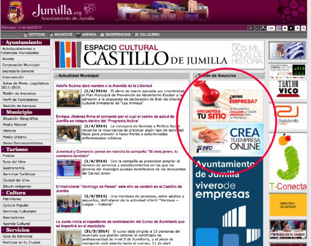 La web municipal ya ofrece el enlace al Punto de Atención a la persona emprendedora - 1, Foto 1